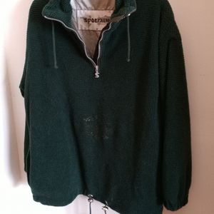 VINTAGE 1980s AUSTRIAN Apre Ski VELVET Pullover